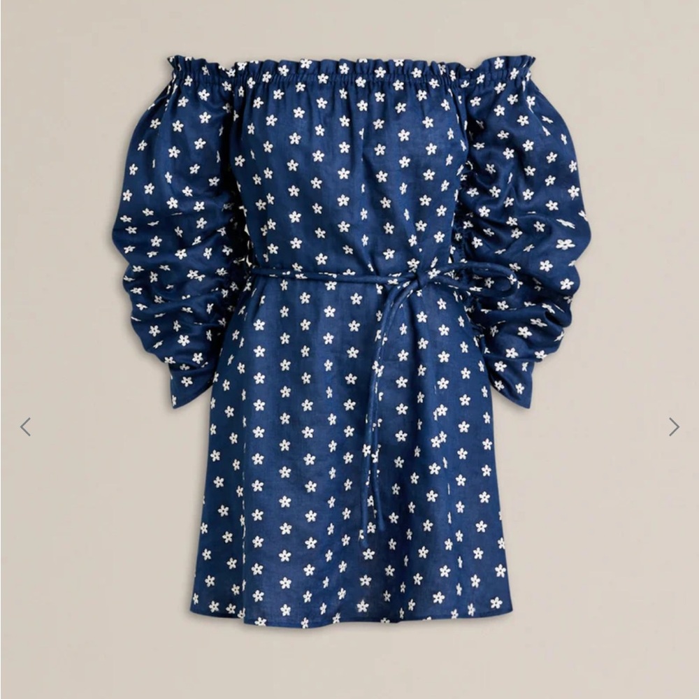 Scanlan Theodore Blue Floral Mini Dress -NWT